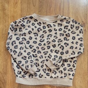 Leopard Print Tan Sweater H&M